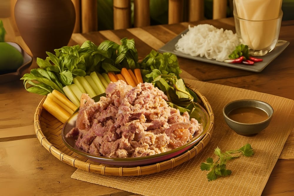 Perfect Ninh Binh Day Trip Itinerary from Hanoi: Temples, Caves & Culinary Treasures Savory Fermented Mountain Goat Meat – A Local Speciality