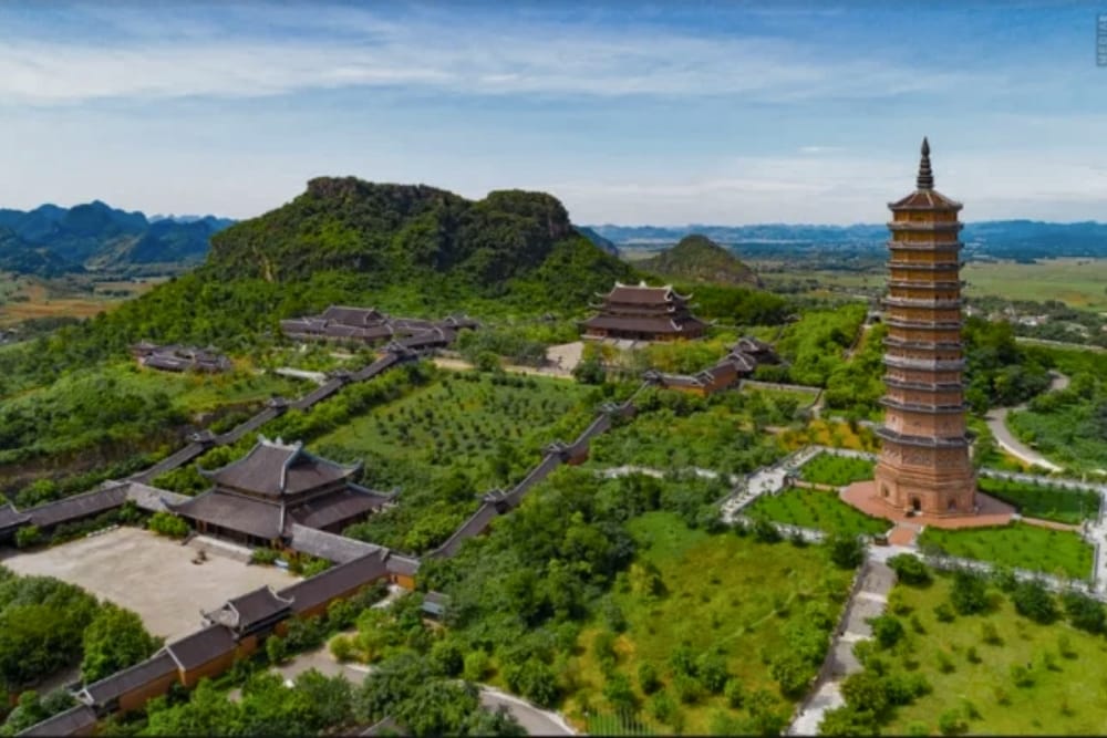 Perfect Ninh Binh Day Trip Itinerary from Hanoi: Temples, Caves & Culinary Treasures The Tallest Stupa in Southeast Asia at Bai Dinh