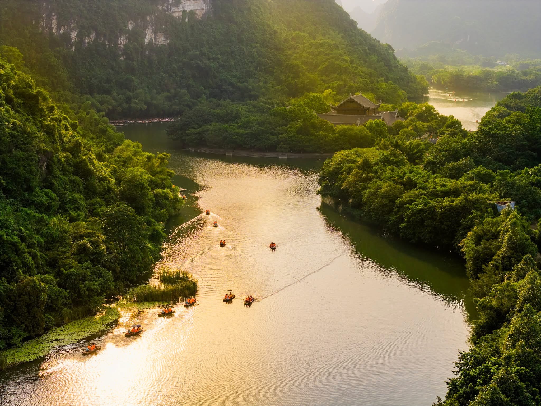 Enjoying a calm, spiritual start to your day before heading to other key attractions in Ninh Binh.