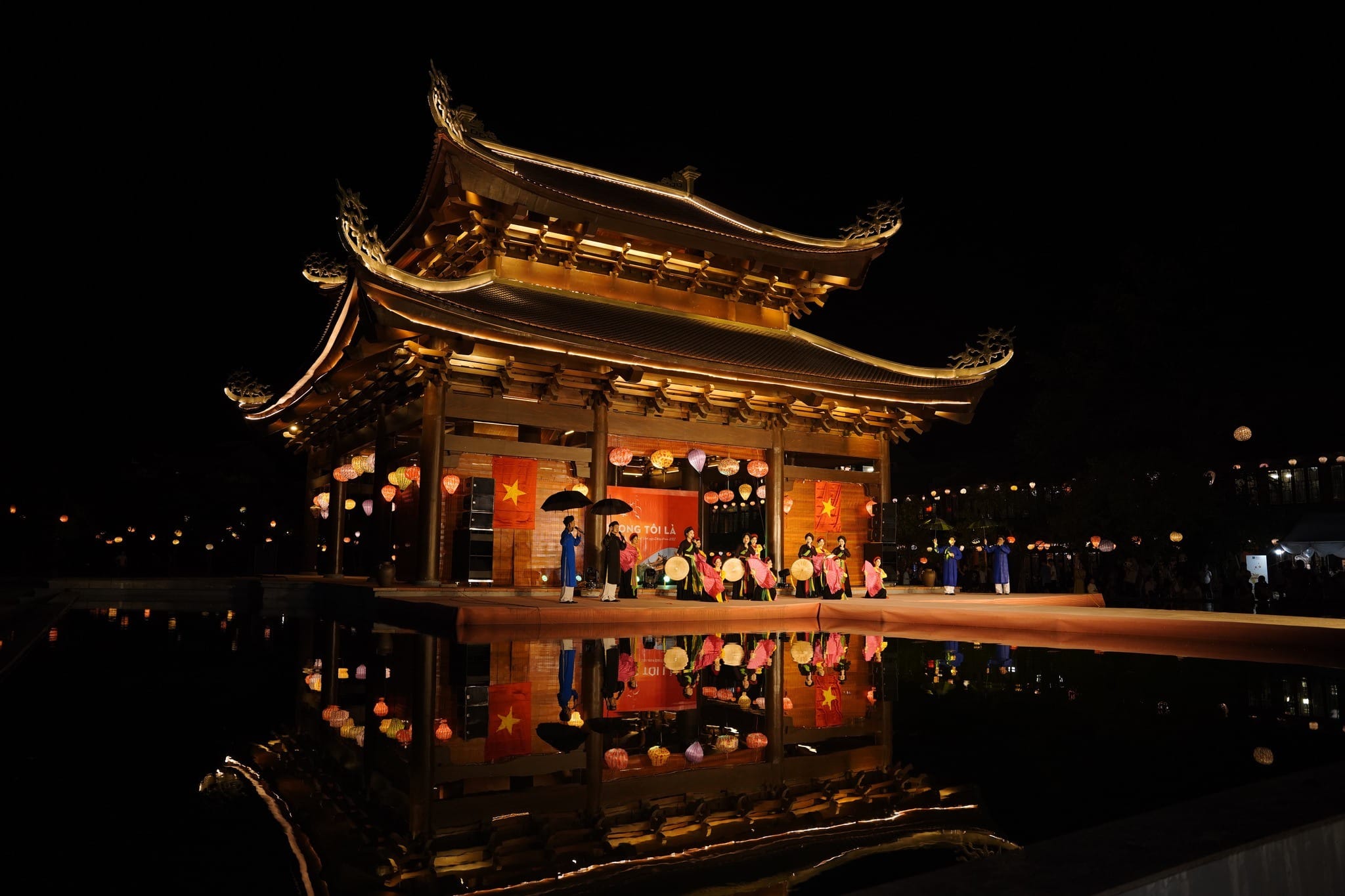 Visitors can enjoy traditional music performances, water puppet shows, and local markets