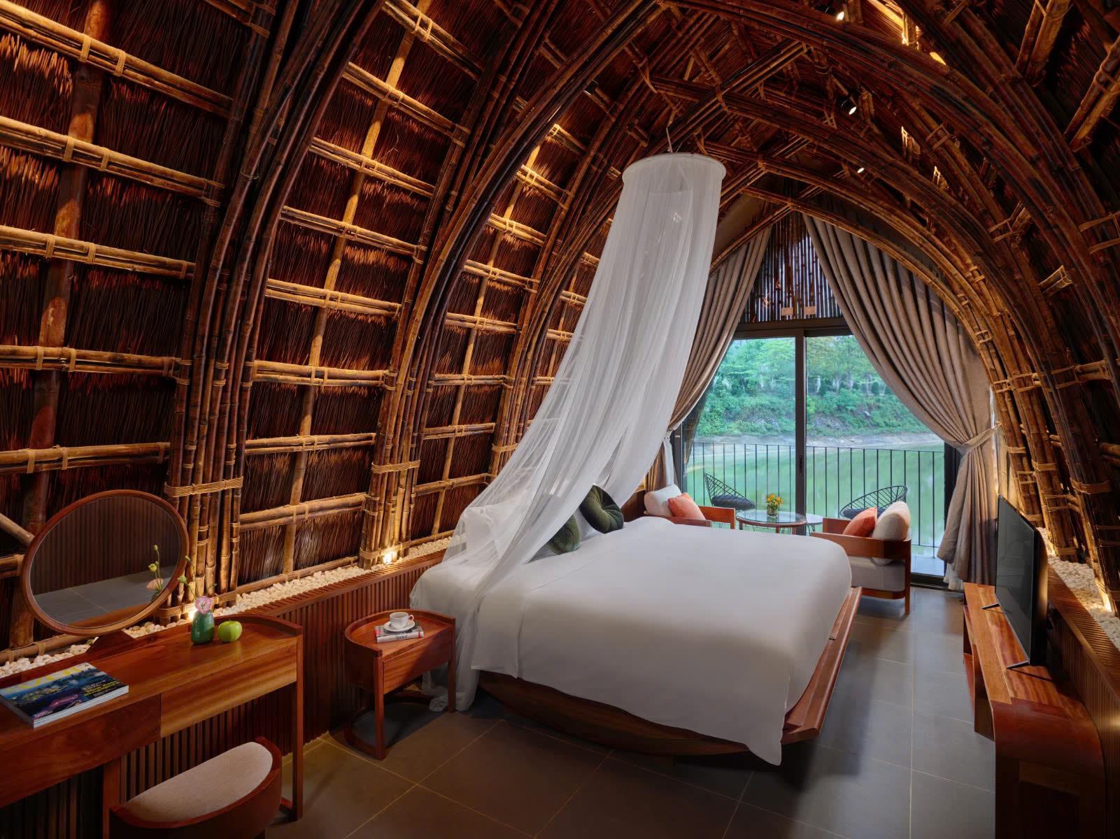 Experiencing the perfect blend of modern 5-star service and natural surroundings at the top Ninh Binh resorts.