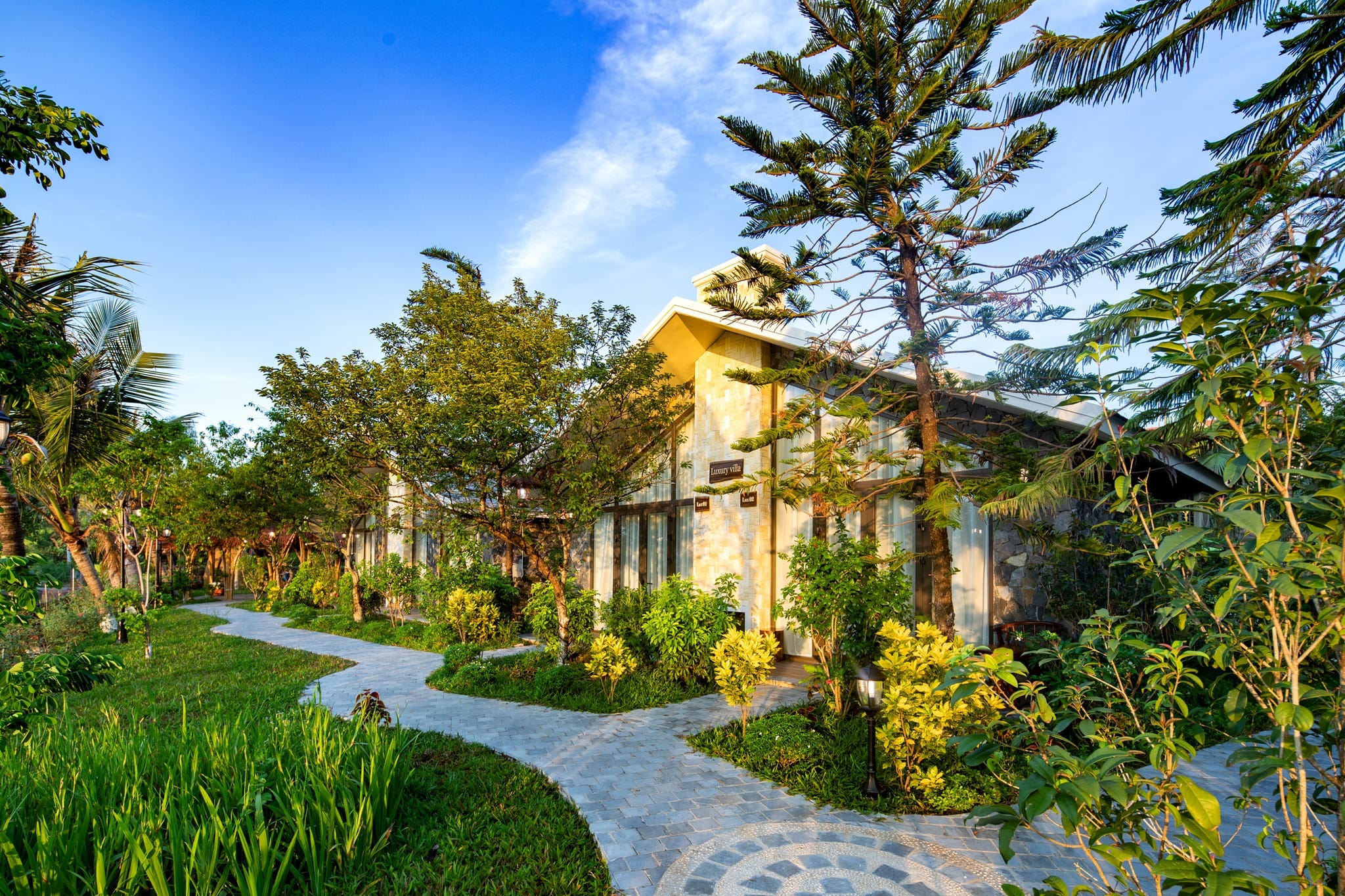 Experiencing Zen-like calm at one of the premier Ninh Binh luxury resorts near the sacred pagoda.