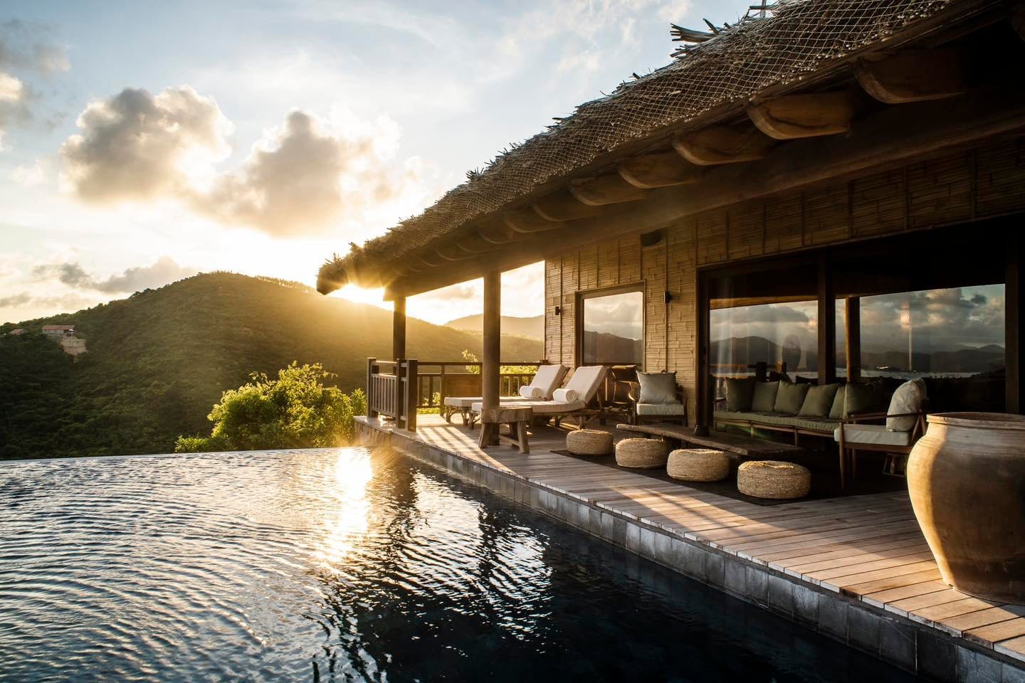 Traditional stilt-house inspired villas at Zannier Hotels Bãi San Hô, reflecting the soul of vernacular Vietnamese architecture.