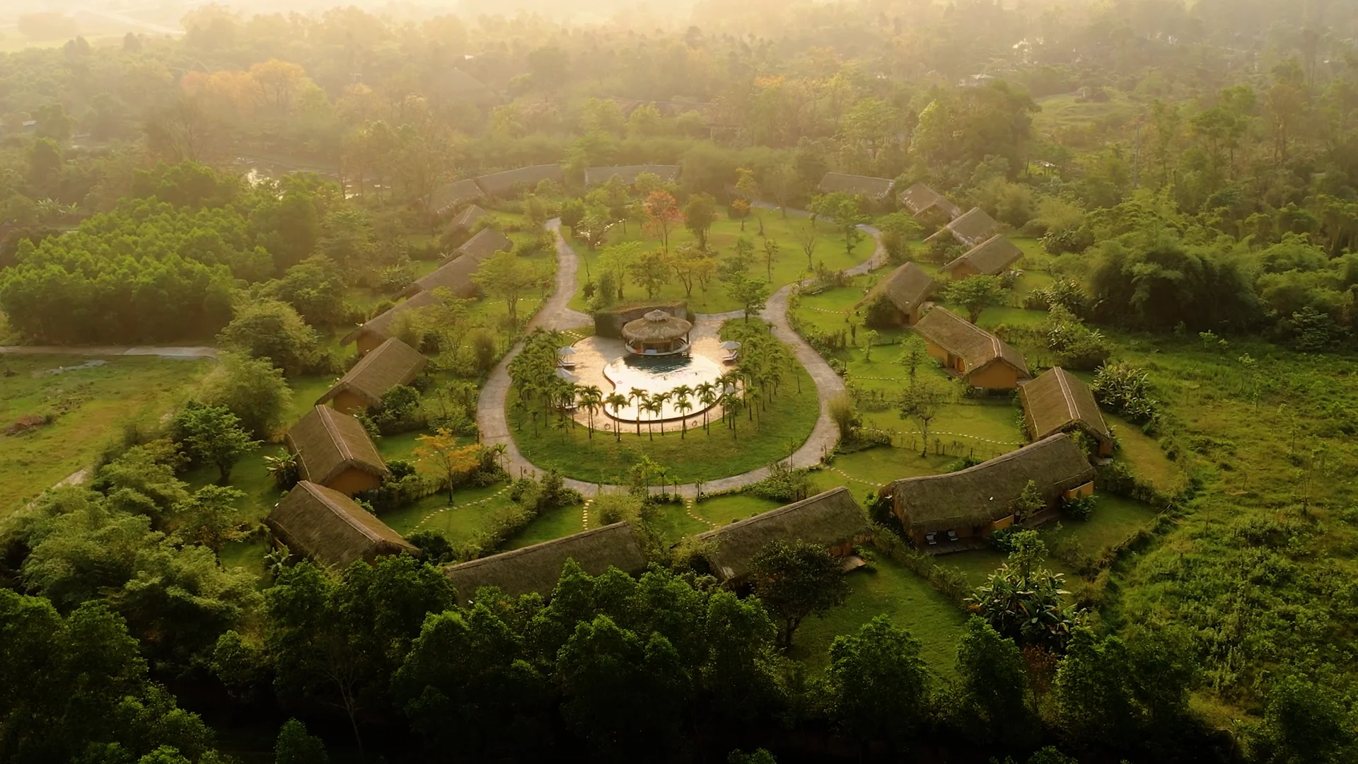 Enjoying an un-restricted, all-spa-inclusive concept at a tropical vietnam spa resort.