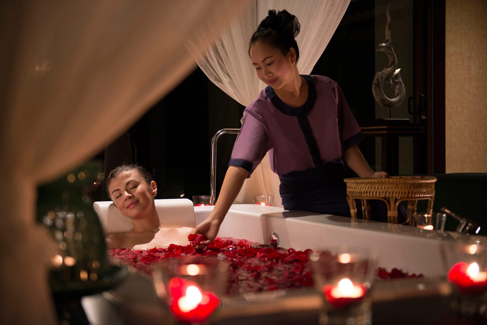 Savoring tropical body scrubs at Banyan Tree Spa, a premier sanctuary for spa & wellness in VietNam.